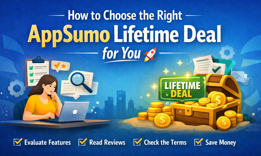 How to Choose the Right AppSumo Lifetime Deal for You